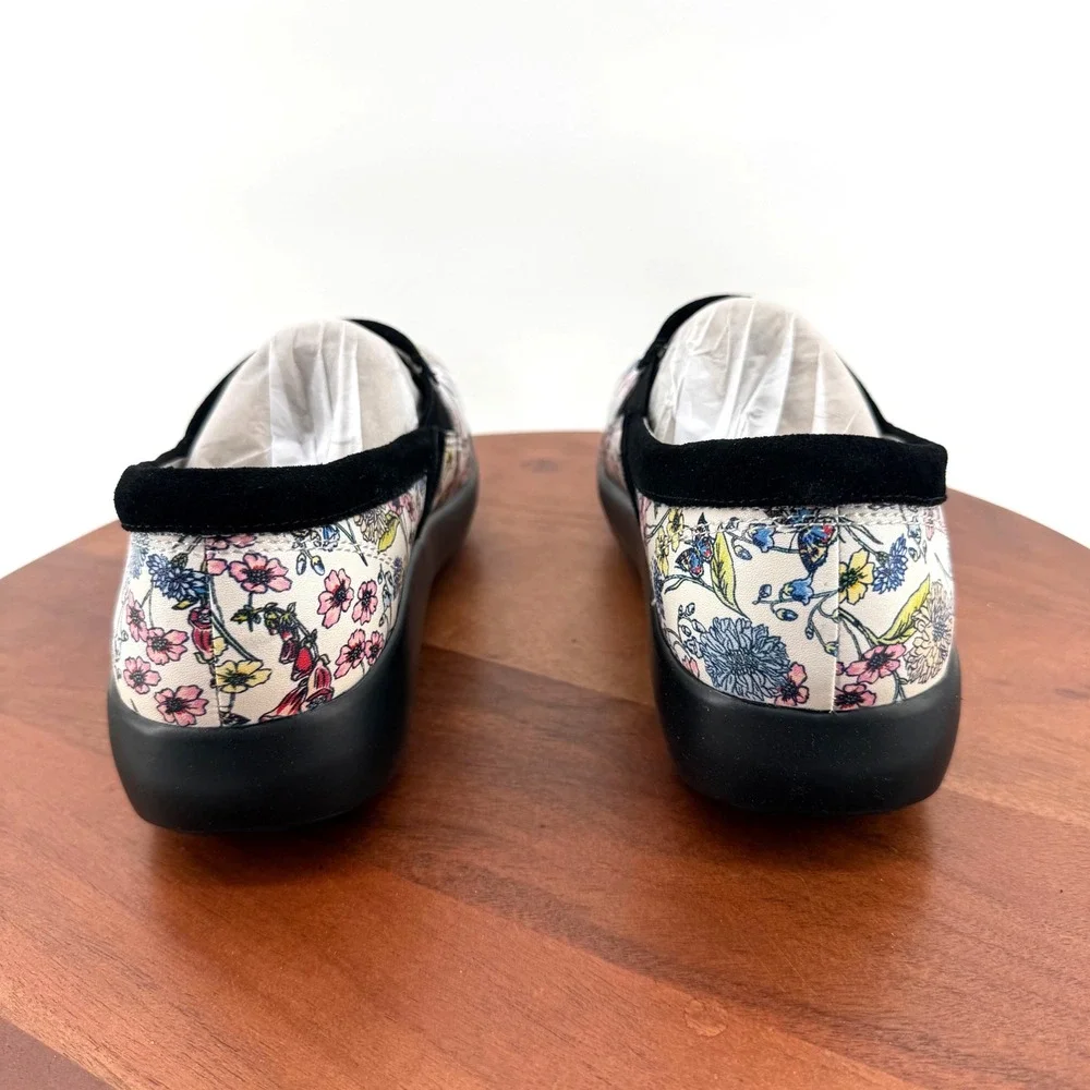Alegria Emry Loafer Fine & Dandy Floral Leather Slip-On Women EU 40 US 9.5-10
